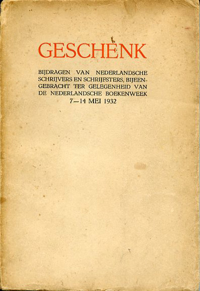 Boekenweekgeschenken : Geschenk 1932. 1