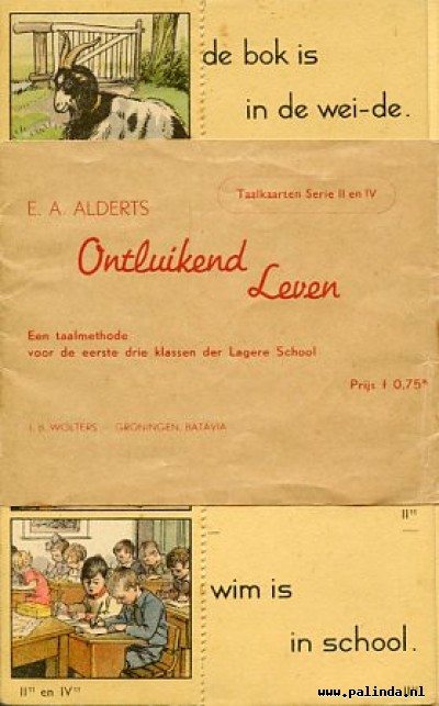 Taalkaarten : Ontluikend leven serie II en IV. 1
