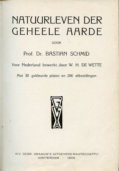 Natuurleven : Natuurleven der geheele aarde. 4