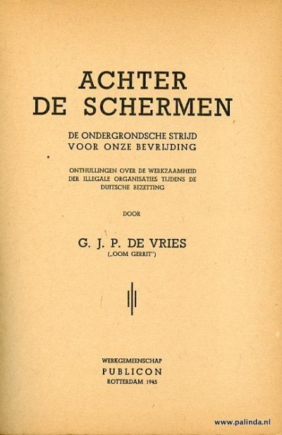 Oorlog : Achter de schermen. 4