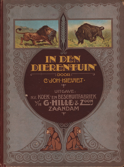 Plakplaatjesboek : In den dierentuin. 1