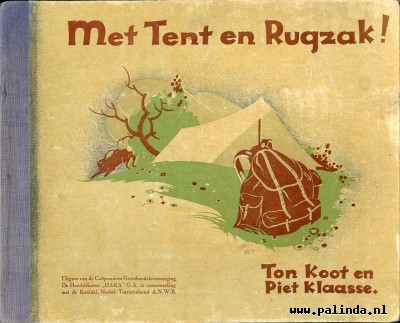 Plakplaatjesboek : Met tent en rugzak. 1