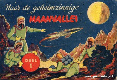 Plakplaatjesboek : Naar de geheimzinnige Maanvallei. 1