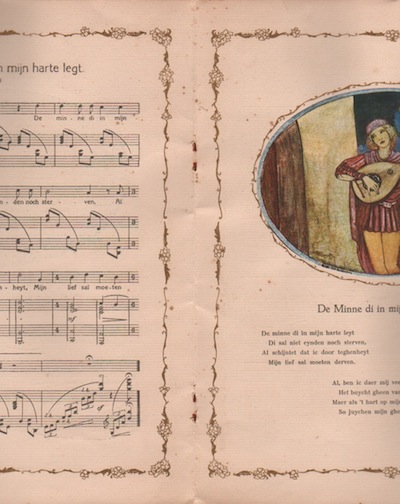 Rie Cramer, muziek : Oudt Nederlandsche minneliedjes. 4