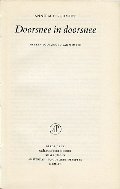 kinderboeken : Doorsnee in doorsnee. 3