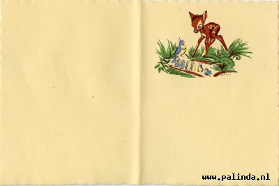 bambi : Bambi briefpapier. 5