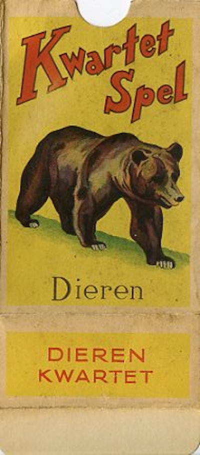 Getekende Spelen : Dieren-kwartet. 2