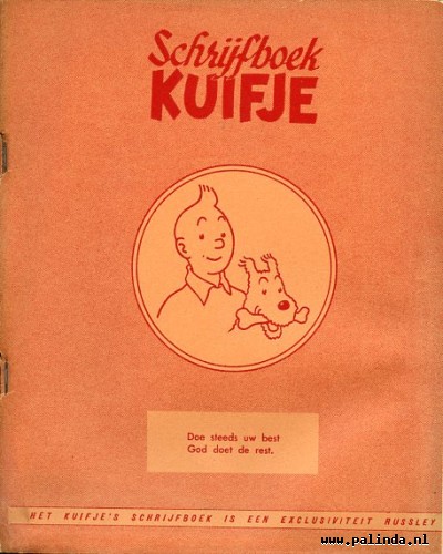 Kuifje : Schrijfboek Kuifje. 1