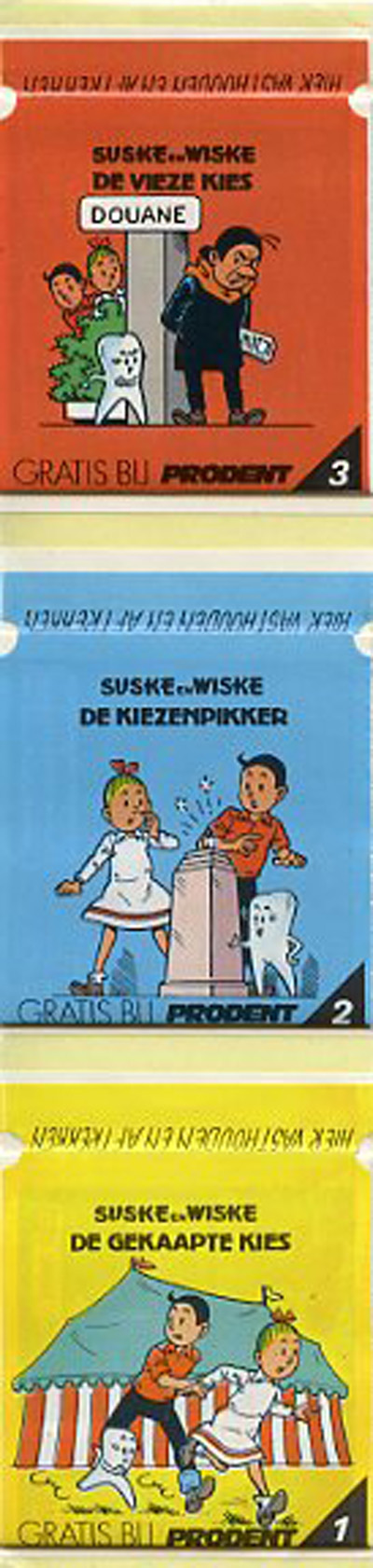 Suske & Wiske : De gekaapte kies, kiezenprikker, vieze kies. 1