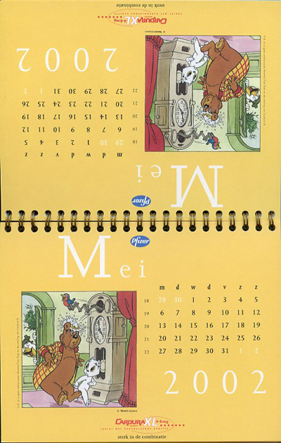 Tom Poes : Kalender 2002 3