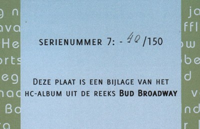 Bud Broadway : De dubbele duce. 5