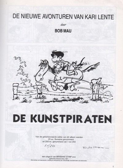 Kari Lente, de nieuwe avonturen van : De kunstpiraten. 4