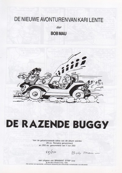 Kari Lente, de nieuwe avonturen van : De razende buggy. 4