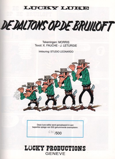 Lucky Luke : De Daltons op de bruiloft. 4