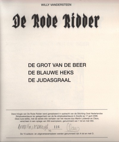 Rode ridder : Grot van de beer/Blauwe heks/Judasgraal. 4