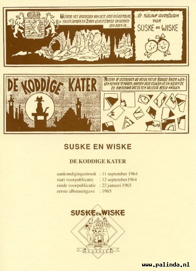 Suske en Wiske (klassiekreeks) : De koddige kater. 4